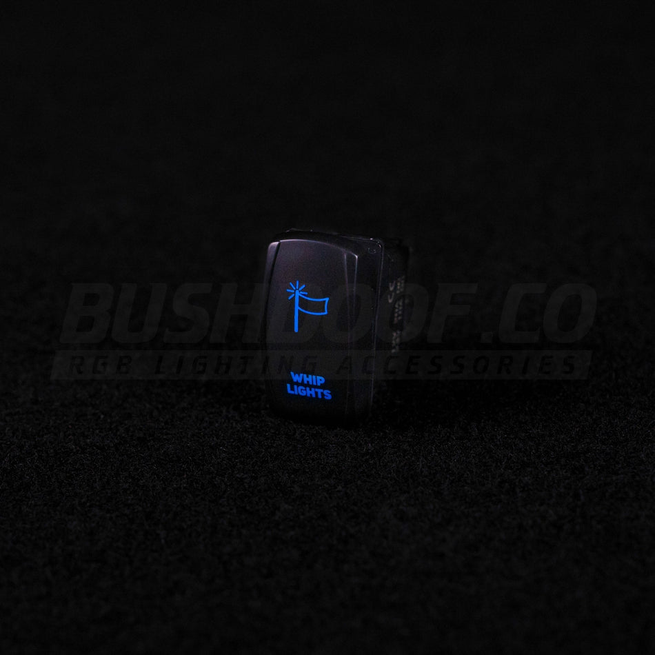 Bushdoof - Whip Light 5 Pin Rocker Switch - 4X4OC™ | 4x4 Offroad Centre