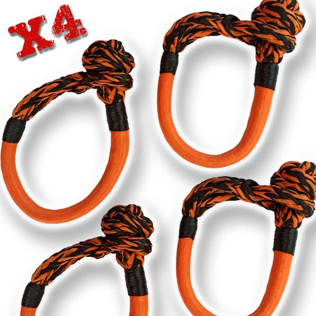 Carbon Offroad - 4 x Carbon Monkey Fist 13T Soft Shackle Combo Deal - 4X4OC™ | 4x4 Offroad Centre