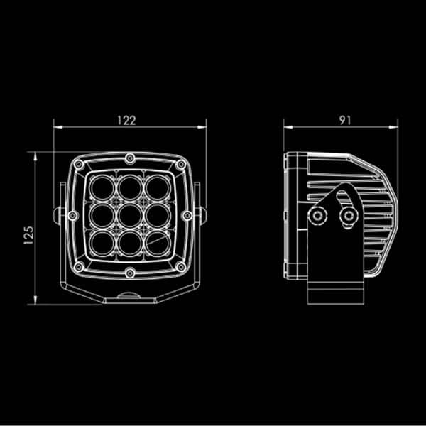 Carbon Offroad - ATOM 45W LED Work Lamp - 4x4 Offroad Centre