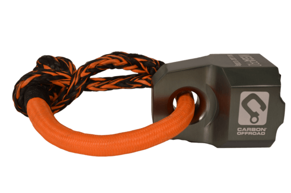 Carbon Offroad - Carbon Offroad Mega Pro Winch Rope Thimble Shackle - Silver - 4X4OC™ | 4x4 Offroad Centre