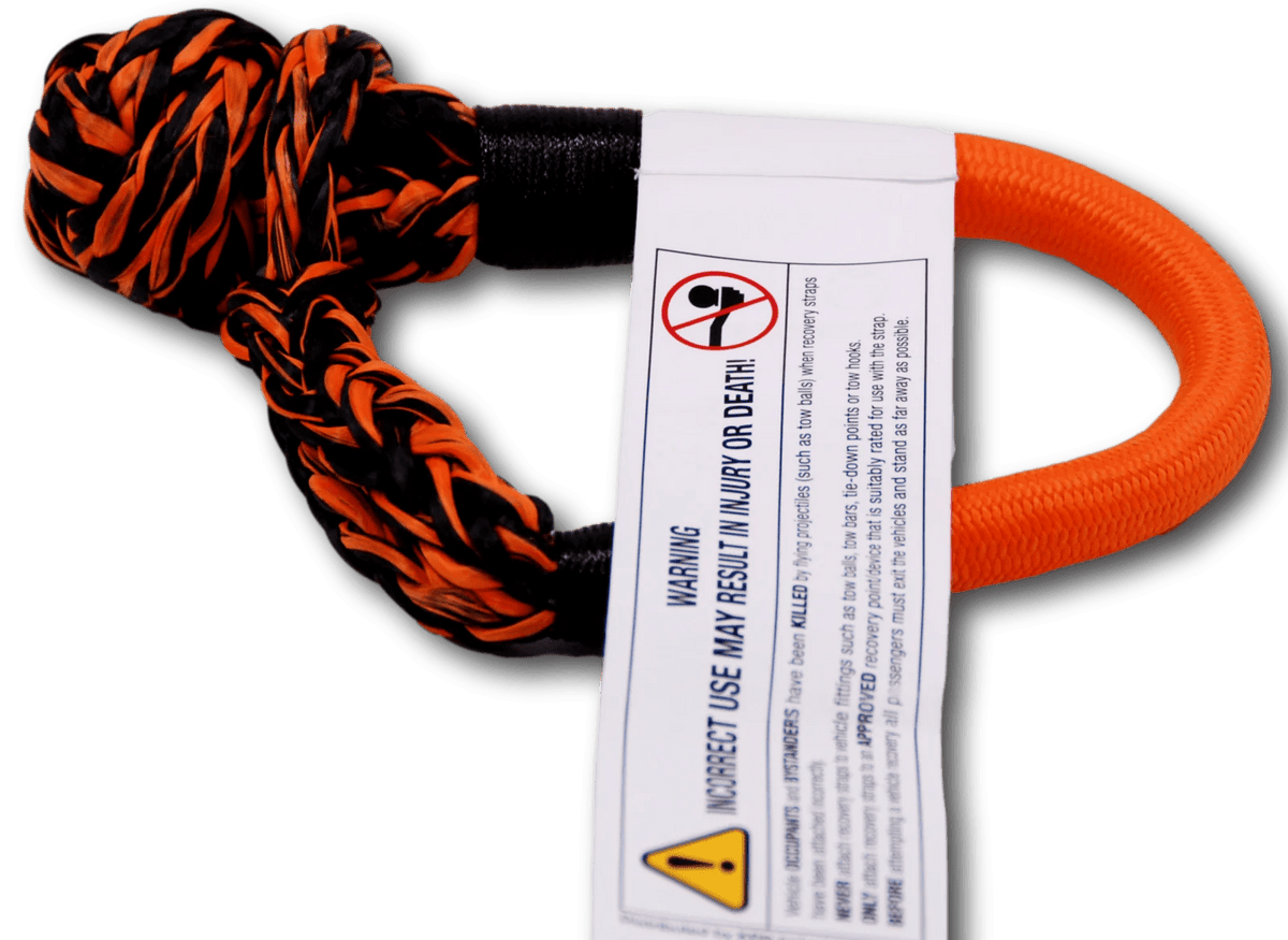 Carbon Offroad - Carbon Offroad Monkey Fist 15T Synthetic Soft Shackle - Orange - 4X4OC™ | 4x4 Offroad Centre