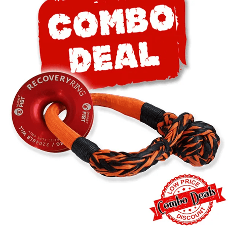 Carbon Offroad - Carbon Recovery Ring and Soft Shackle Combo Deal - 4X4OC™ | 4x4 Offroad Centre