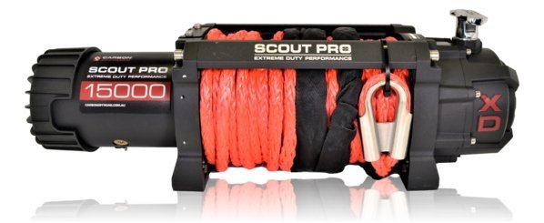 Carbon Offroad - Carbon Scout Pro - 15000lb Winch and Recovery Kit Combo - 4X4OC™ | 4x4 Offroad Centre