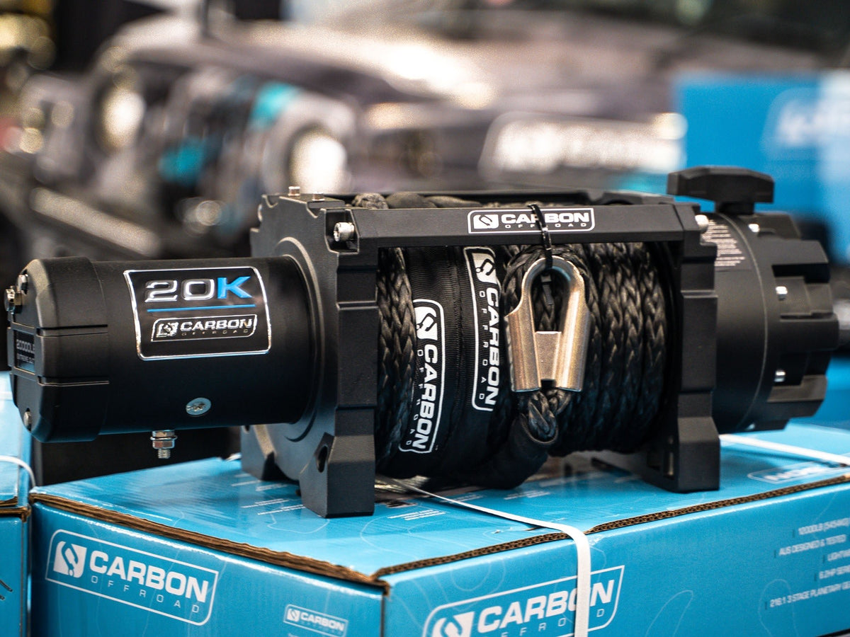 Carbon Offroad - Carbon Scout Pro - 20000lb Extreme Duty Truck Winch - 4x4 Offroad Centre