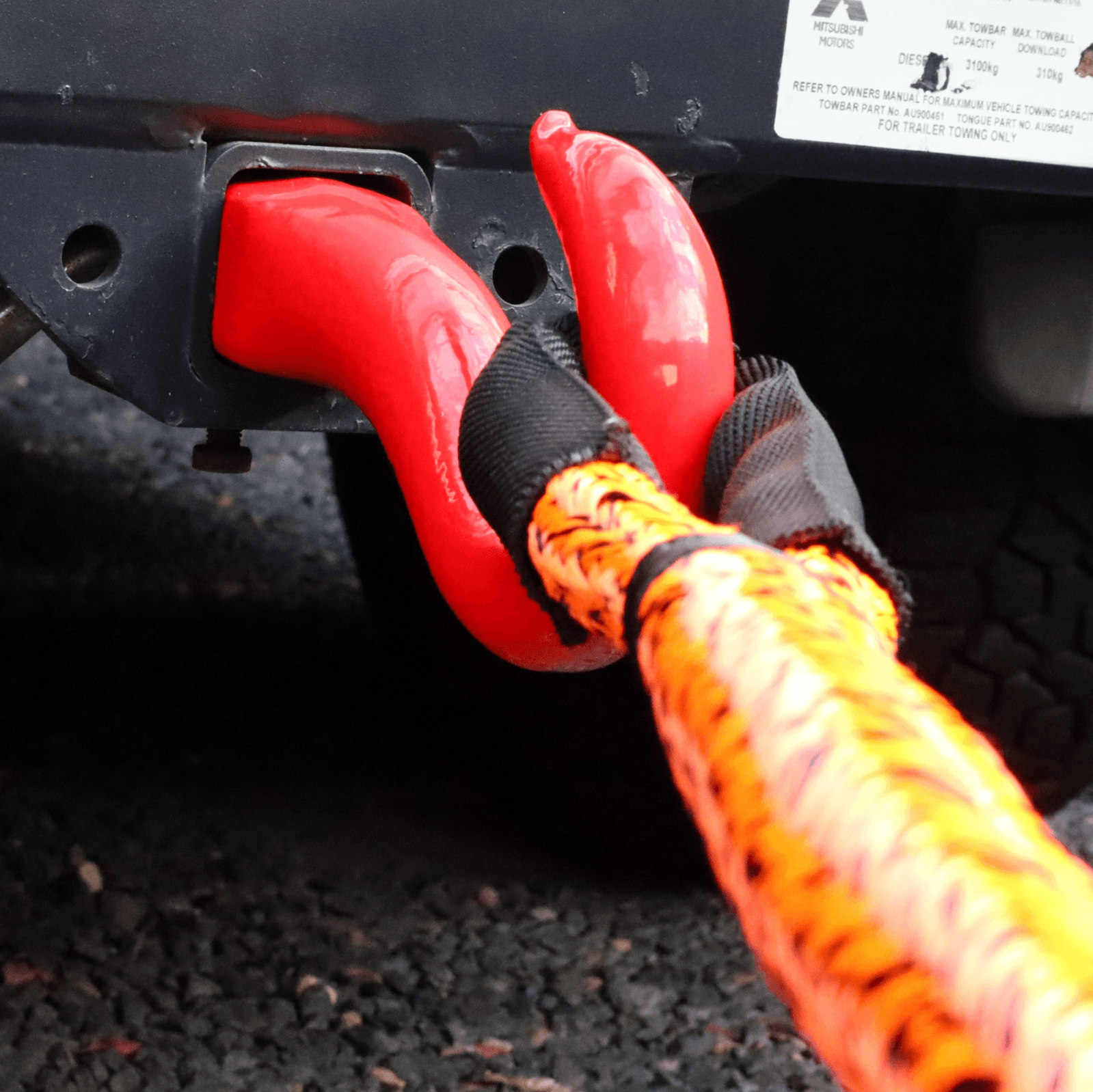 Carbon Offroad - Carbon Shinbusta Forged Recovery Hook - 8000kg - 4X4OC™ | 4x4 Offroad Centre