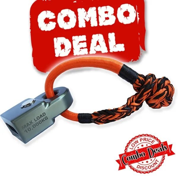 Carbon Offroad - Carbon Winch Rope Thimble and Soft Shackle Combo Deal - 4X4OC™ | 4x4 Offroad Centre