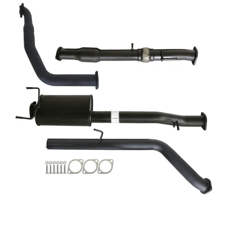 Carbon Offroad - FORD RANGER PJ PK 2.5L & 3.0L AUTO 3" TURBO BACK CARBON OFFROAD EXHAUST WITH CAT & MUFFLER - 4X4OC™ | 4x4 Offroad Centre