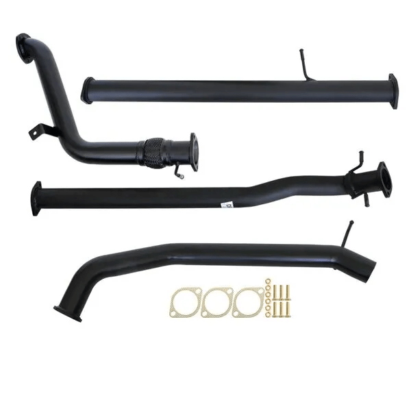 Carbon Offroad - FORD RANGER PX 2.2L 9/2011 - 9/2016 3" TURBO BACK CARBON OFFROAD EXHAUST WITH PIPE ONLY - 4X4OC™ | 4x4 Offroad Centre