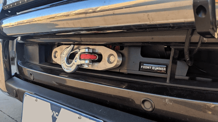 Carbon Offroad - Ford Ranger PX PX2 Hidden Winch Cradle in bumper mount - 4X4OC™ | 4x4 Offroad Centre