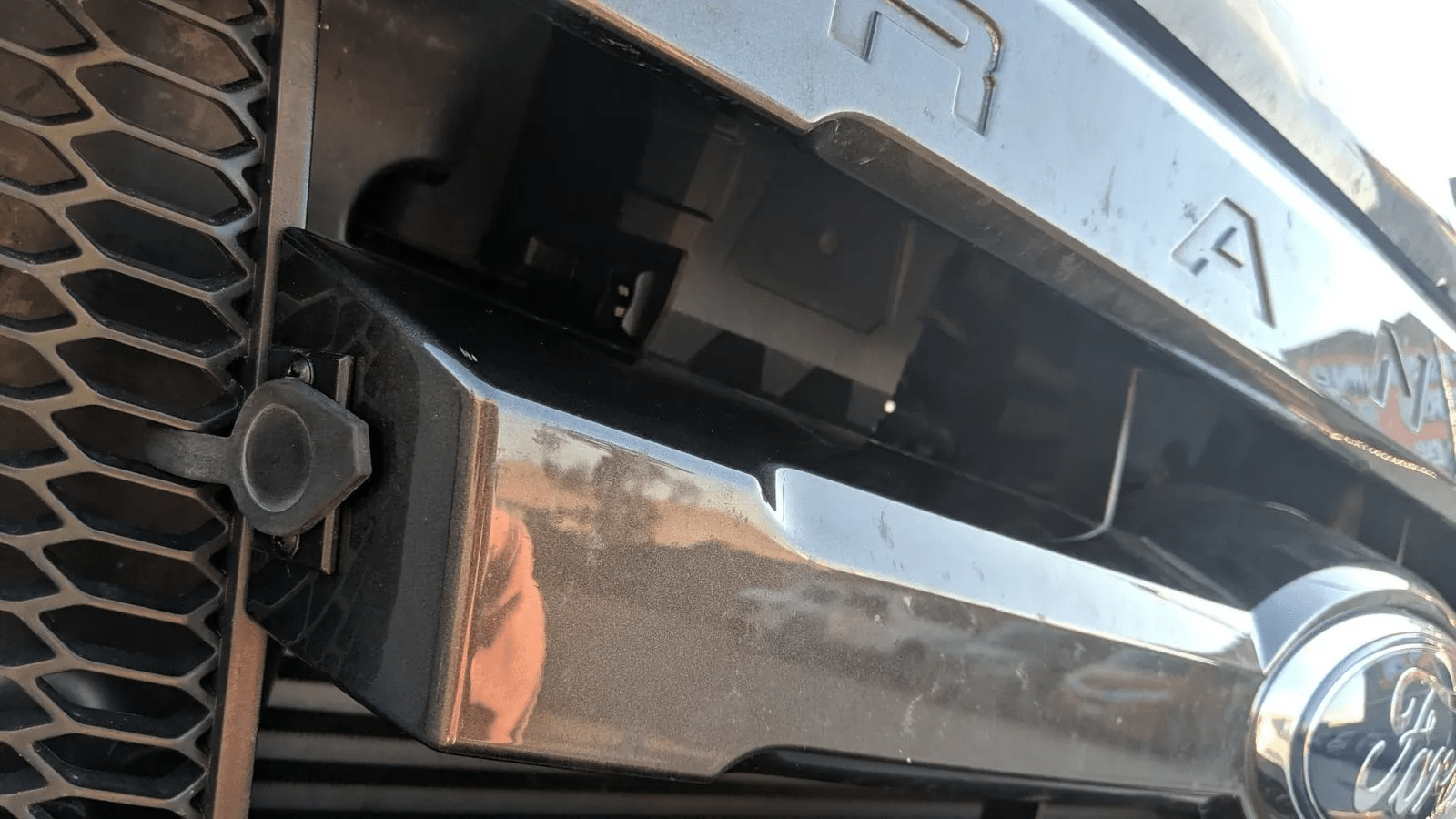 Carbon Offroad - Ford Ranger PX PX2 Hidden Winch Cradle in bumper mount - 4X4OC™ | 4x4 Offroad Centre