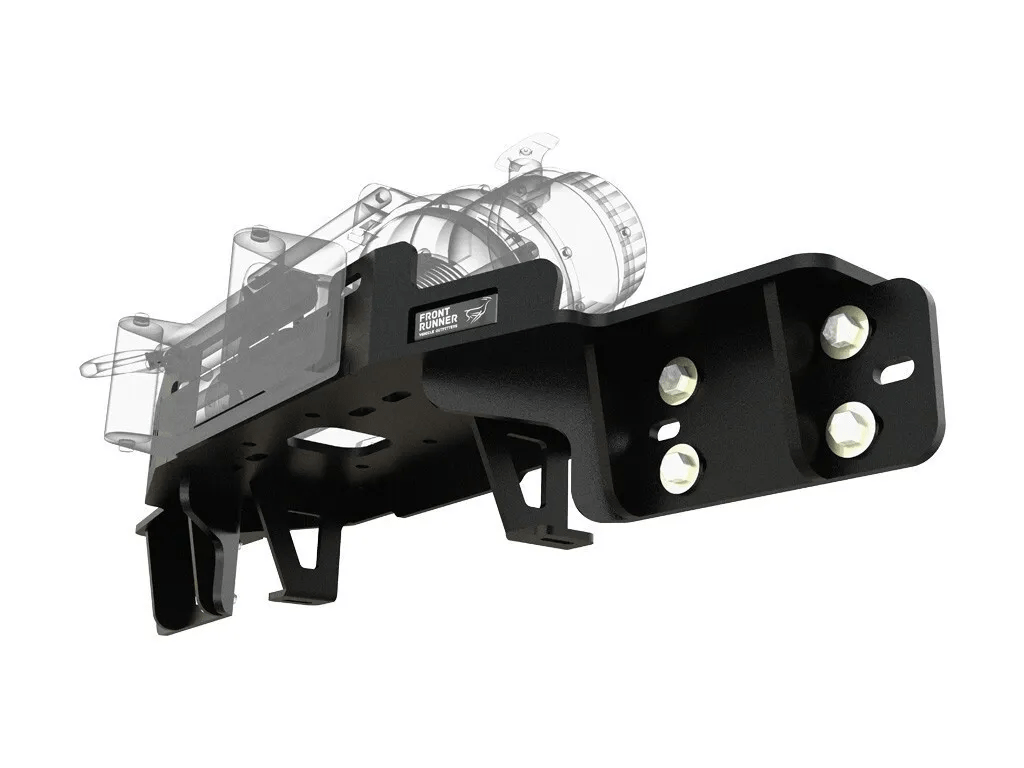 Carbon Offroad - Ford Ranger PX PX2 Hidden Winch Cradle in bumper mount - 4X4OC™ | 4x4 Offroad Centre