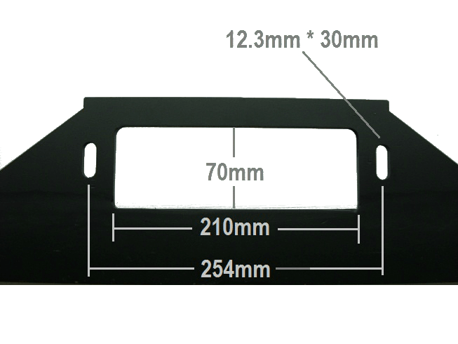 Carbon Offroad - Hidden winch cradle mount Suits Nissan GU Patrol - 4X4OC™ | 4x4 Offroad Centre