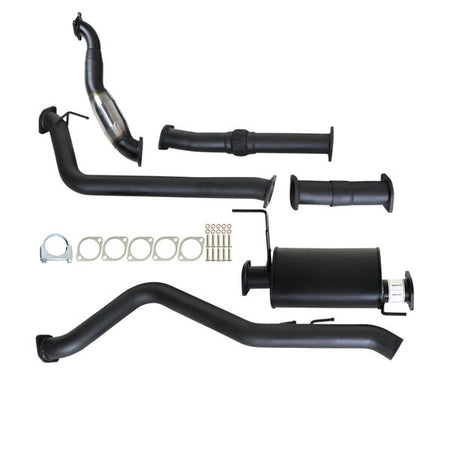 Carbon Offroad - HOLDEN COLORADO RC 3.0L 4JJ1 - TC 5/2010 - 5/2012 3" TURBO BACK CARBON OFFROAD EXHAUST WITH CAT & MUFFLER - 4X4OC™ | 4x4 Offroad Centre