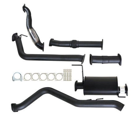 Carbon Offroad - ISUZU D - MAX RC 3.0L 4JJ1 - TC 5/2010 - 5/2012 3" TURBO BACK CARBON OFFROAD EXHAUST WITH MUFFLER & CAT - 4X4OC™ | 4x4 Offroad Centre