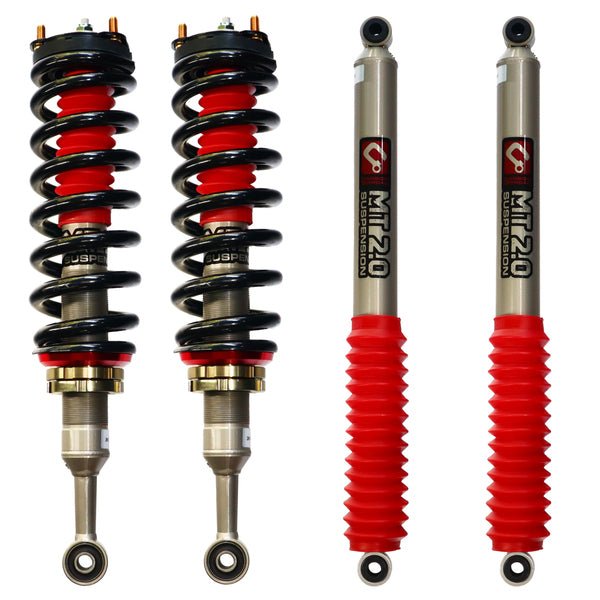 Carbon Offroad - MT 2.0 Ford Ranger PX1 PX2 2011 - 2018 Strut Shock Kit 2 - 3 Inch - 4x4 Offroad Centre