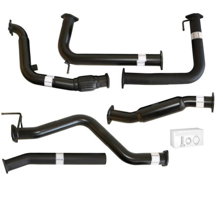 Carbon Offroad - NISSAN NAVARA D40 AUTO #DPF REPLACE# 2.5L YD25D 07 - 16 3" TURBO BACK CARBON OFFROAD EXHAUST WITH HOTDOG ONLY - 4X4OC™ | 4x4 Offroad Centre