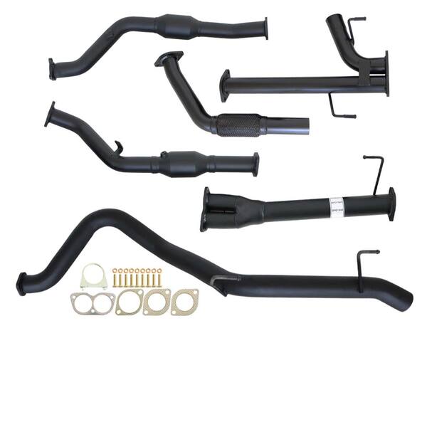 Carbon Offroad - Toyota LANDCRUISER 200 SERIES 4.5L 1VD - FTV 07 - 10/2015 3" TURBO BACK CARBON OFFROAD EXHAUST WITH CAT & PIPE - 4X4OC™ | 4x4 Offroad Centre