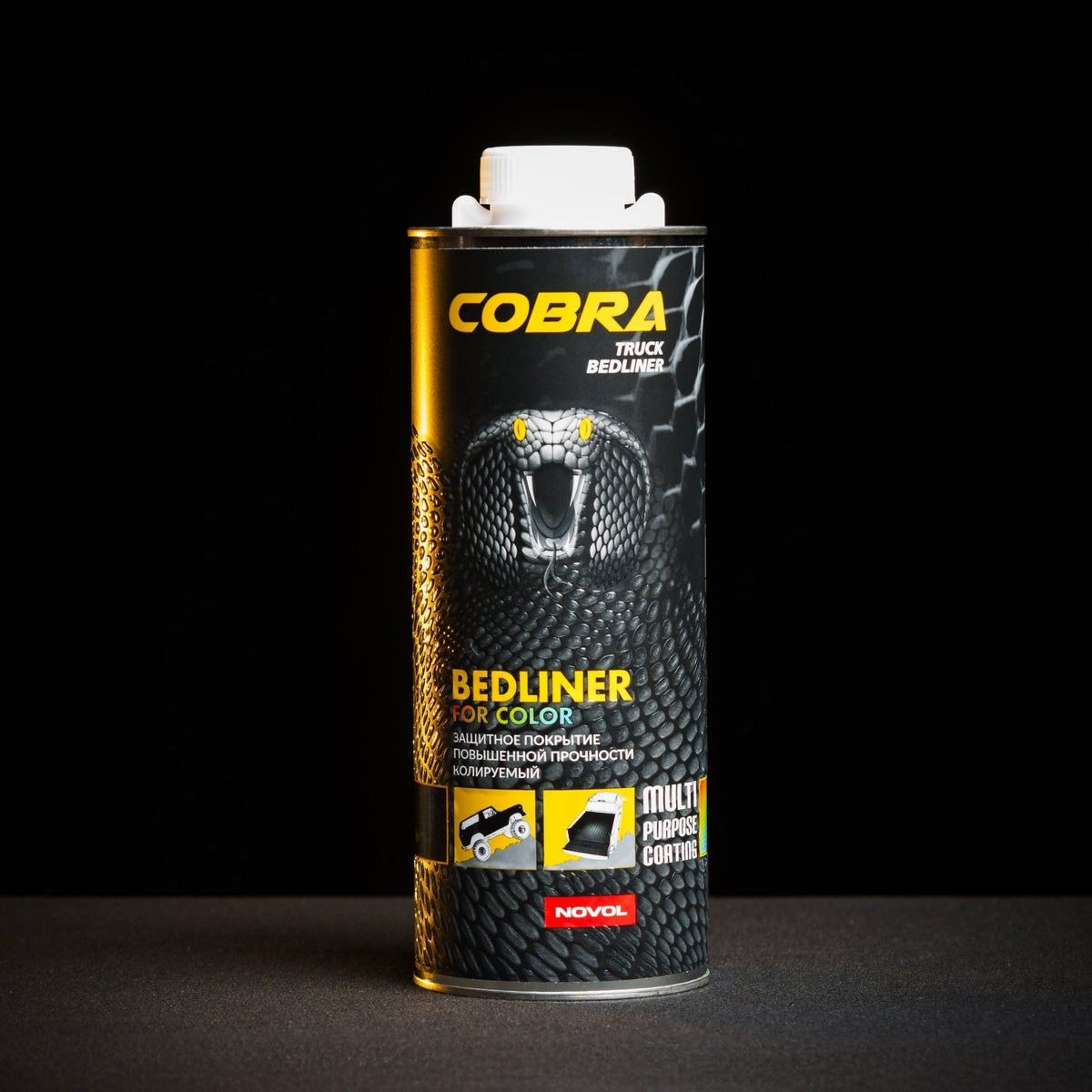 Cobra Coatings - COBRA BEDLINER TINTABLE - 600ml - 4x4 Offroad Centre