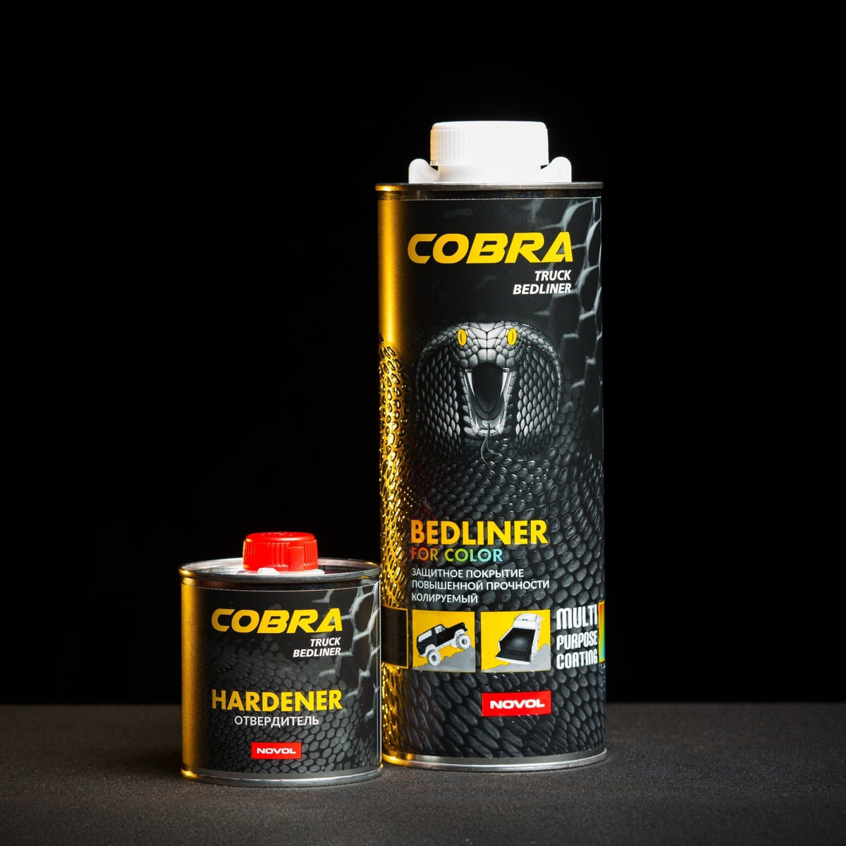 Cobra Coatings - COBRA BEDLINER TINTABLE KIT - 800ml - 4x4 Offroad Centre