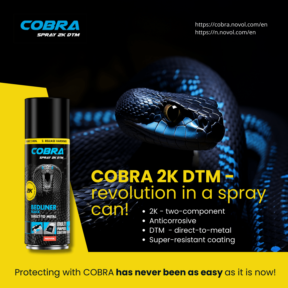 Cobra Coatings - COBRA Spray 2K - Direct to Metal 400ml - 4x4 Offroad Centre