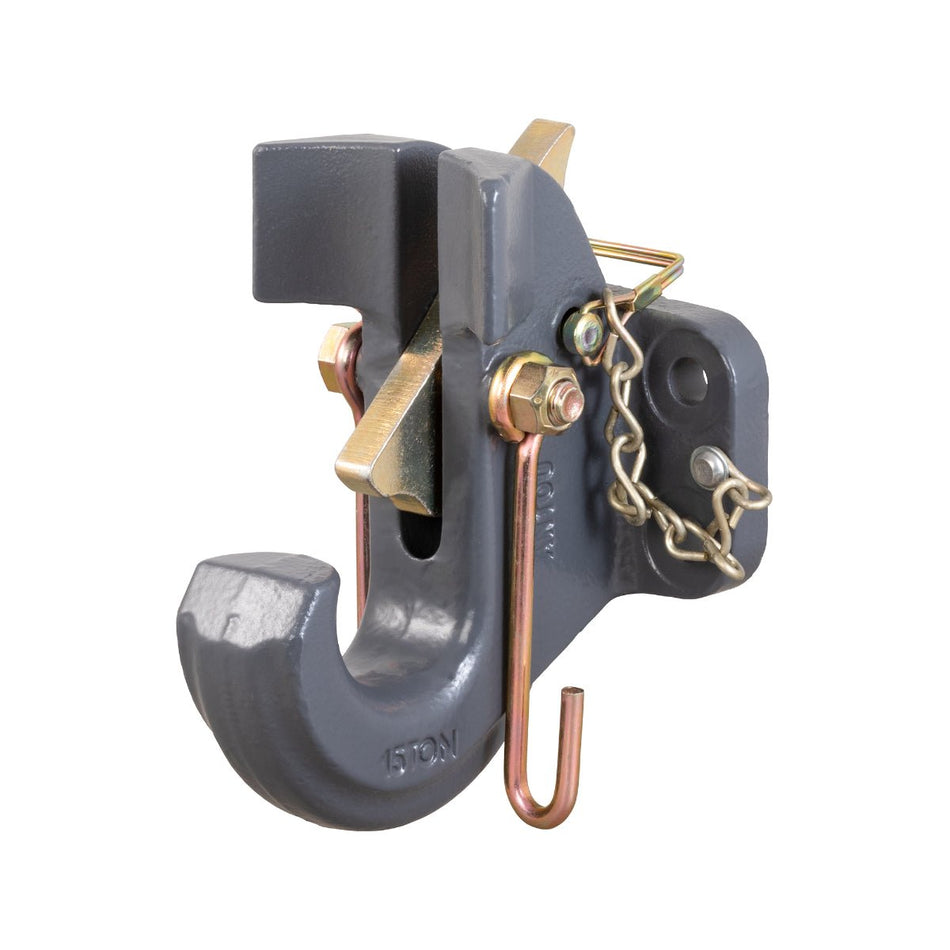 CURT - CURT SecureLatch 13.5t Pintle Hook (Flat Mount) - 4X4OC™ | 4x4 Offroad Centre