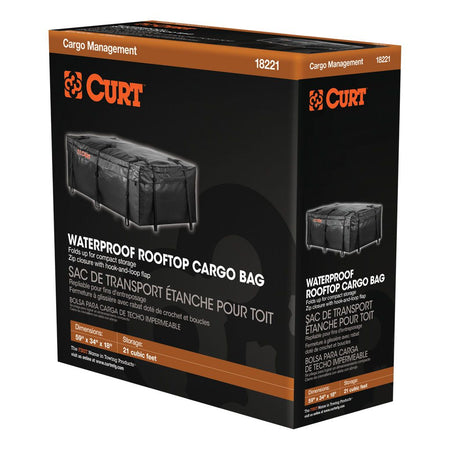 CURT - CURT Weatherproof Vinyl Cargo Bag (150cm x 86cm x 46cm) - 4x4 Offroad Centre