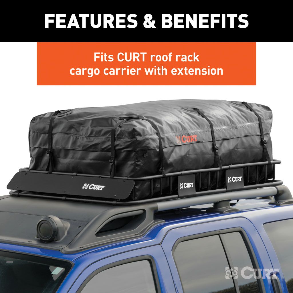 CURT - CURT Weatherproof Vinyl Cargo Bag (150cm x 86cm x 46cm) - 4X4OC™ | 4x4 Offroad Centre