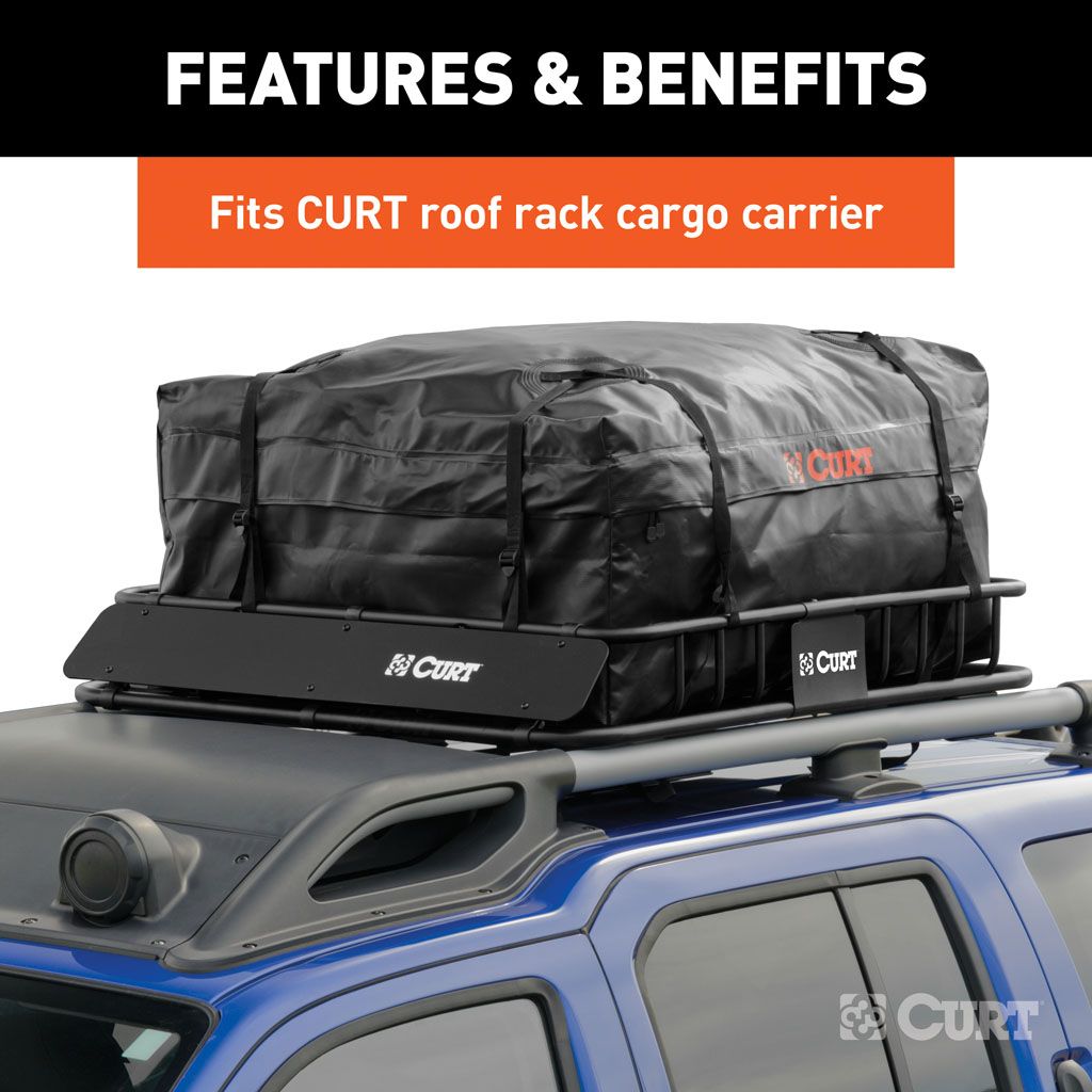 CURT - CURT Weatherproof Vinyl Cargo Bag (96cm x 86cm x 46cm) - 4X4OC™ | 4x4 Offroad Centre