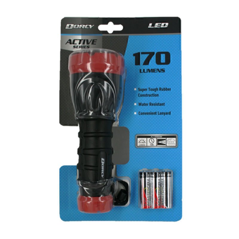 Dorcy - Dorcy 170 Lumen Rubber Torch - 4X4OC™ | 4x4 Offroad Centre