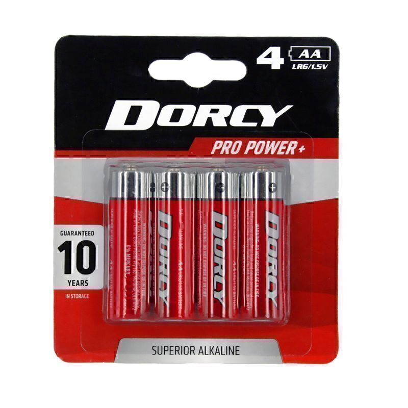 Dorcy - Dorcy 4AA Alkaline Batteries - 4X4OC™ | 4x4 Offroad Centre