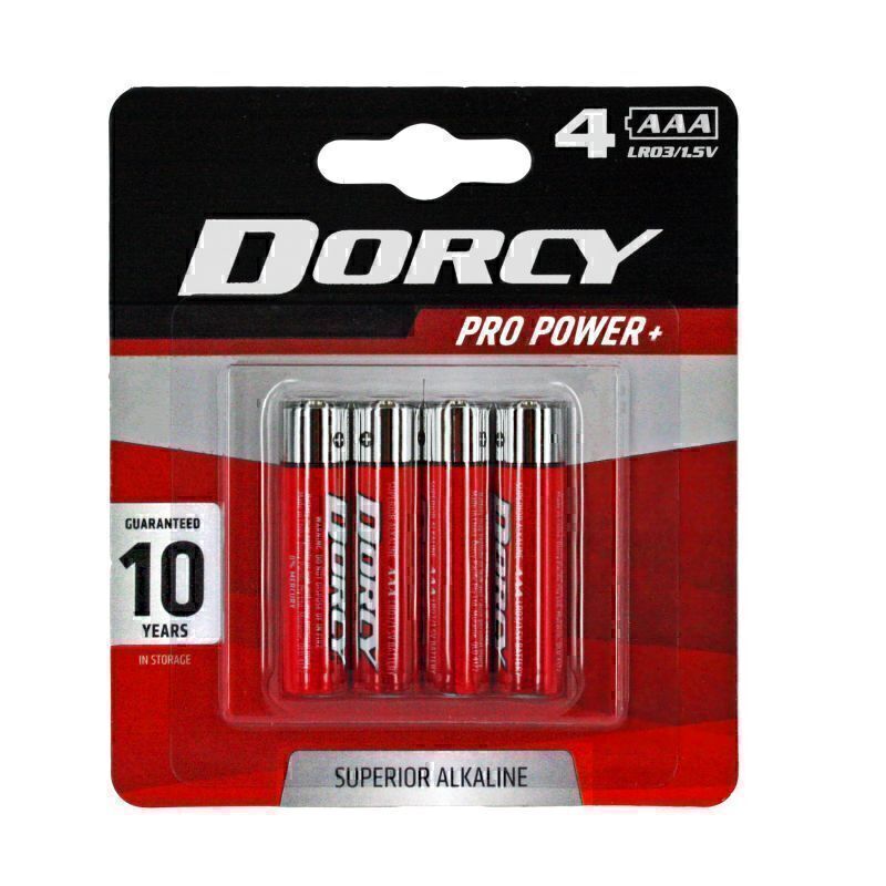 Dorcy - Dorcy 4AAA Alkaline Batteries - 4X4OC™ | 4x4 Offroad Centre