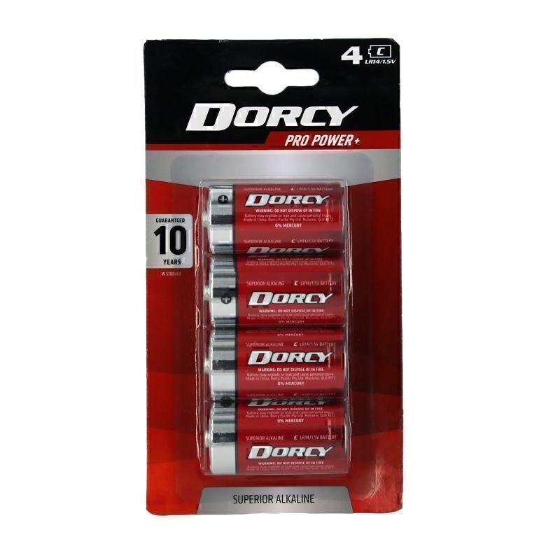 Dorcy - Dorcy 4C Alkaline Batteries - 4X4OC™ | 4x4 Offroad Centre