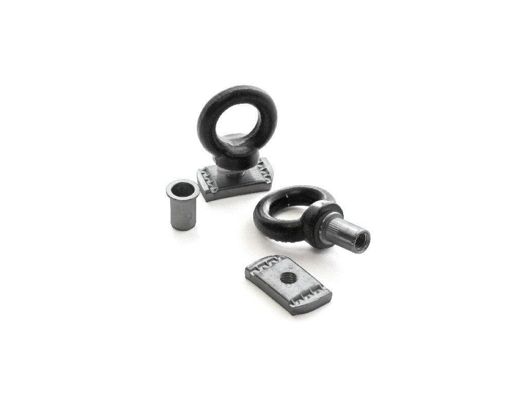 Front Runner - Black Tie Down Rings Male / Eye Bolts - by Front Runner - 4X4OC™ | 4x4 Offroad Centre