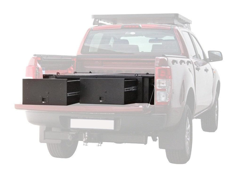 Front Runner - Ford Ranger T6 DC Drawer Kit - by Front Runner - 4X4OC™ | 4x4 Offroad Centre