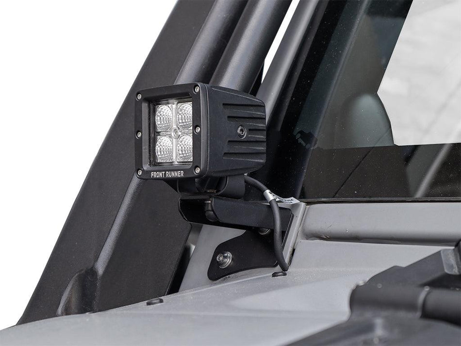 Front Runner - Jeep Wrangler JK/JKU Windshield Spot Light Brackets - by Front Runner - 4X4OC™ | 4x4 Offroad Centre