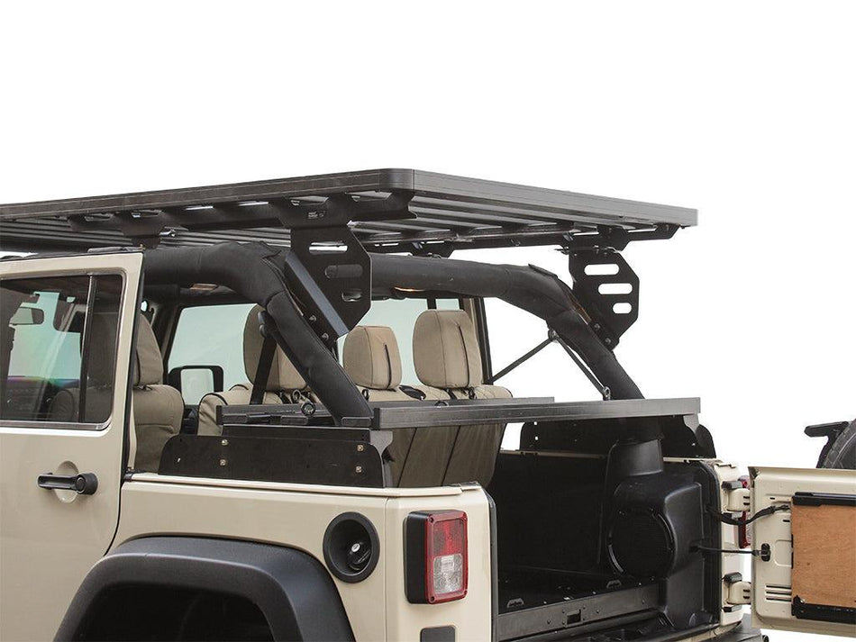 Front Runner - Jeep Wrangler JKU 4 - Door Cargo Storage Interior Rack - by Front Runner - 4X4OC™ | 4x4 Offroad Centre