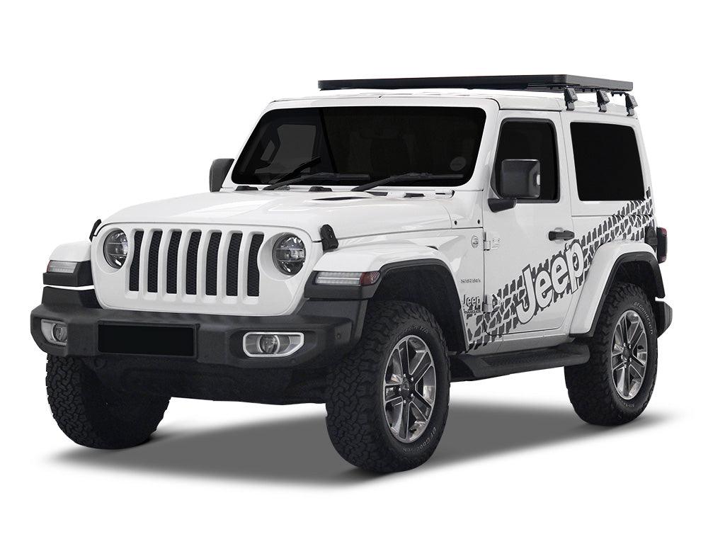 Front Runner - Jeep Wrangler JL 2 Door (2018 - Current) Slimline II 1/2 Roof Rack Kit / Tall - by Front Runner - 4X4OC™ | 4x4 Offroad Centre