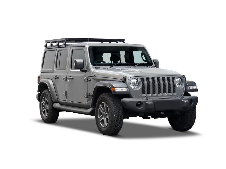 Front Runner - Jeep Wrangler JL 4 Door (2018 - Current) Slimline II 1/2 Roof Rack Kit / Tall - by Front Runner - 4X4OC™ | 4x4 Offroad Centre