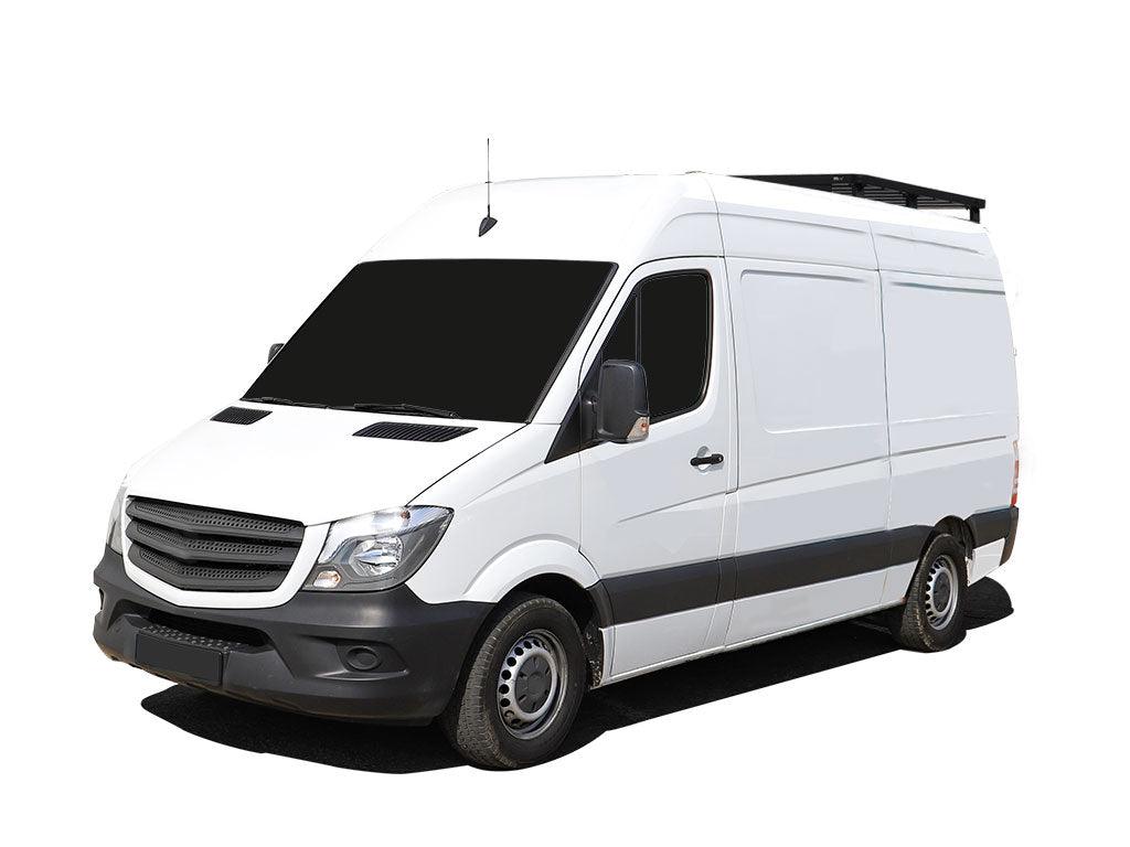 Front Runner - Mercedes Benz Sprinter 128in/144in/170in / L1/L2/L3 / SWB/MWB/LWB Wheelbase w/o OEM Tracks (2006 - Current) Slimline II 1/4 Roof Rack Kit / Tall - by Front Runner - 4X4OC™ | 4x4 Offroad Centre