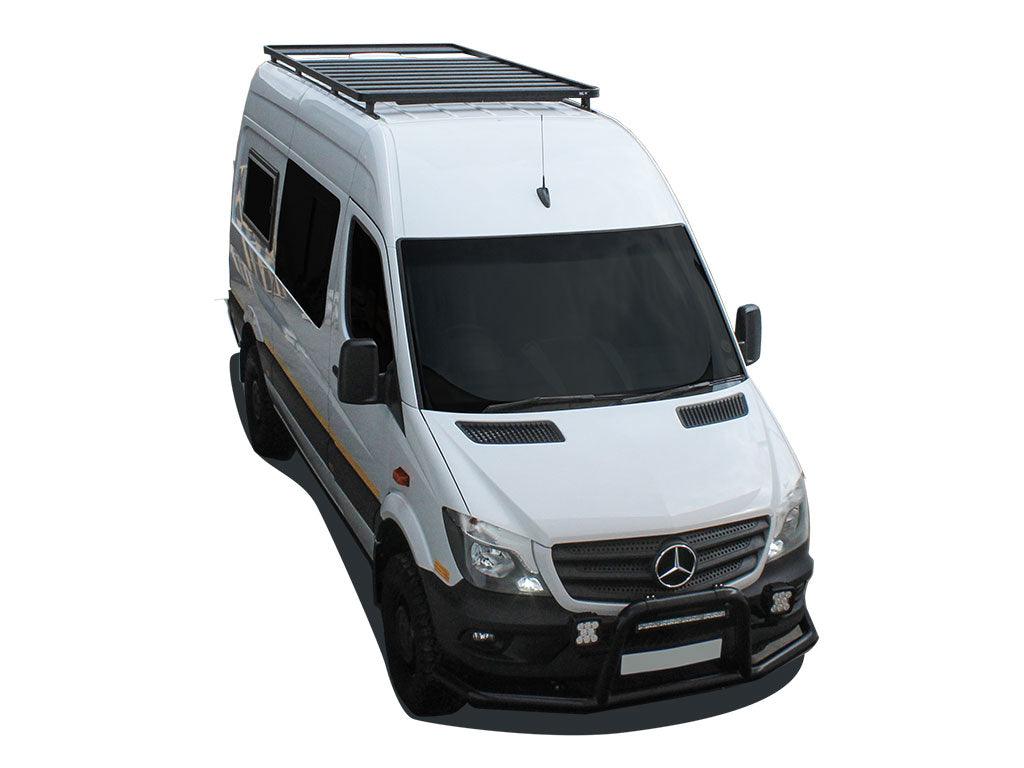 Front Runner - Mercedes Benz Sprinter 144in/170in / L2/L3 / MWB/LWB Wheelbase w/OEM Tracks (2006 - Current) Slimline II Roof Rack Kit / Tall - by Front Runner - 4X4OC™ | 4x4 Offroad Centre