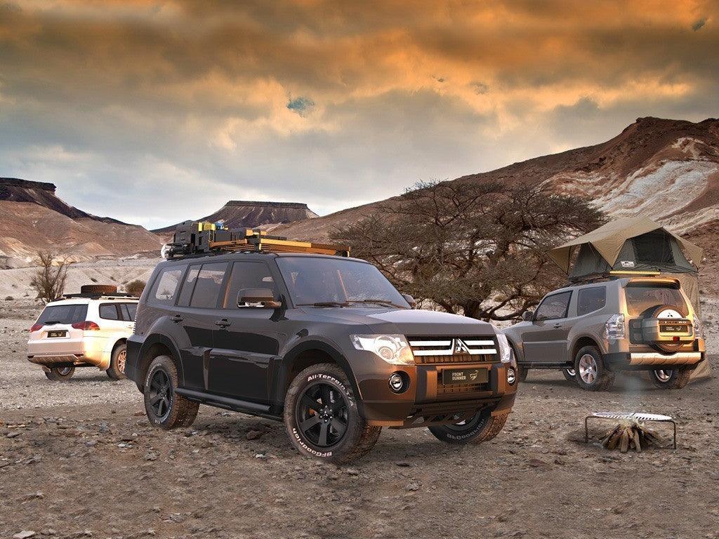 Front Runner - Mitsubishi Pajero LWB (1991 - 1999) Slimline II Roof Rack Kit / Tall - by Front Runner - 4X4OC™ | 4x4 Offroad Centre