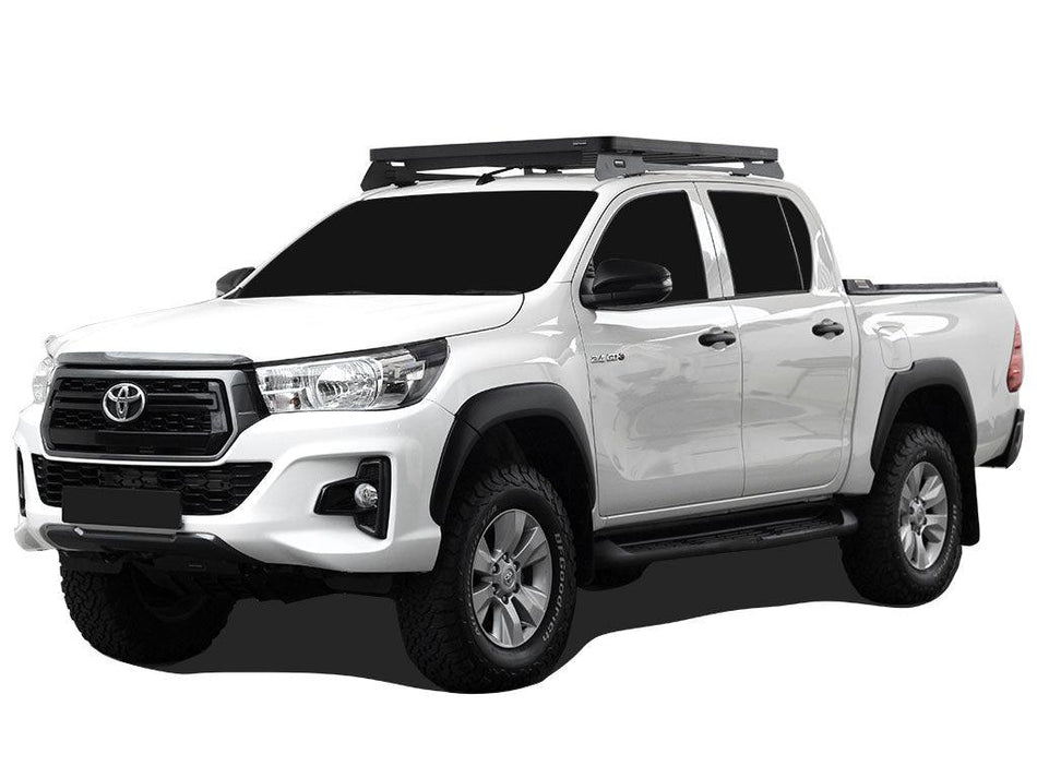 Front Runner - Toyota Hilux Revo DC (2016 - Current) Slimline II Roof Rack Kit - by Front Runner - 4X4OC™ | 4x4 Offroad Centre