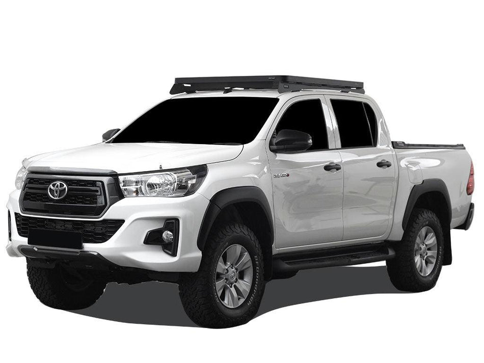 Front Runner - Toyota Hilux Revo DC (2016 - Current) Slimline II Roof Rack Kit / Low Profile - by Front Runner - 4X4OC™ | 4x4 Offroad Centre