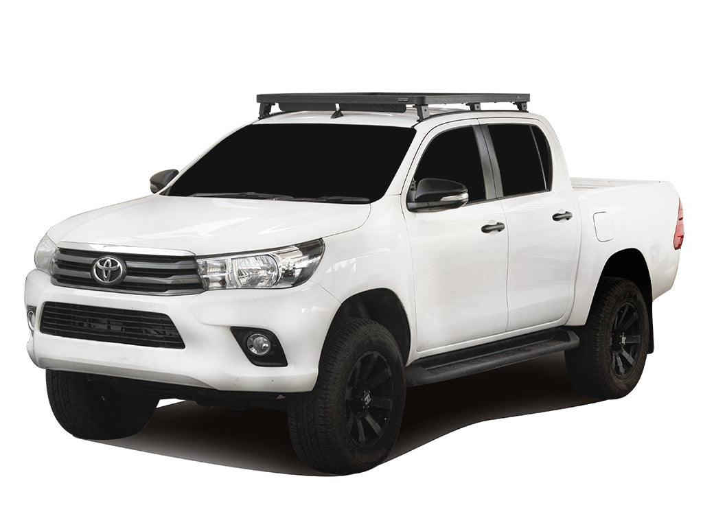 Front Runner - Toyota Hilux Revo DC (2016 - Current) Track AND Feet Slimline II Roof Rack Kit - By Front Runner - 4X4OC™ | 4x4 Offroad Centre