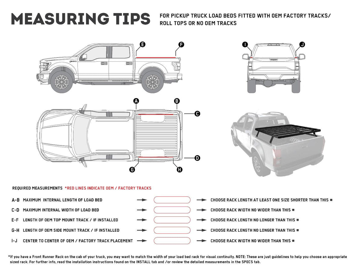 Front Runner - Ute Slimline II Load Bed Kit / 1345(W) x 1358(L) - by Front Runner - 4X4OC™ | 4x4 Offroad Centre