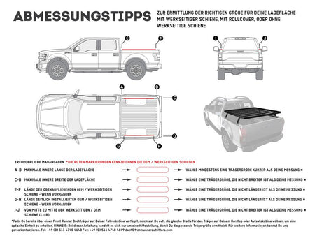 Front Runner - Ute Slimline II Load Bed Rack Kit / 1165(W) x 1358(L) - by Front Runner - 4X4OC™ | 4x4 Offroad Centre