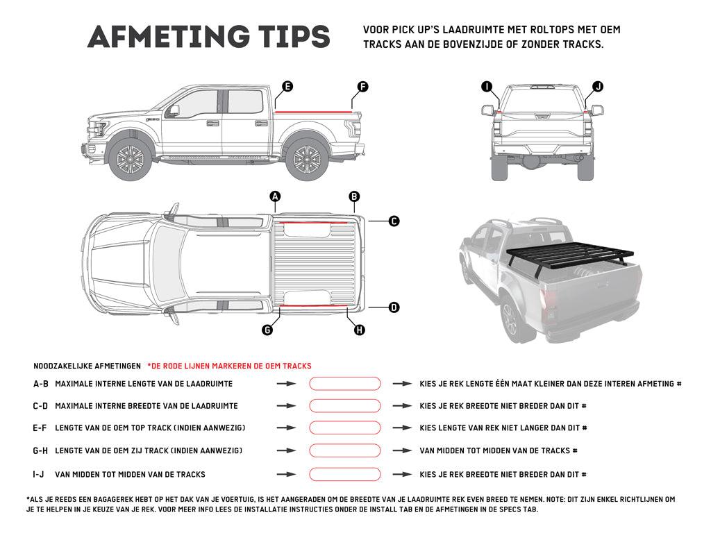 Front Runner - Ute Slimline II Load Bed Rack Kit / 1345(W) x 1560(L) - by Front Runner - 4X4OC™ | 4x4 Offroad Centre