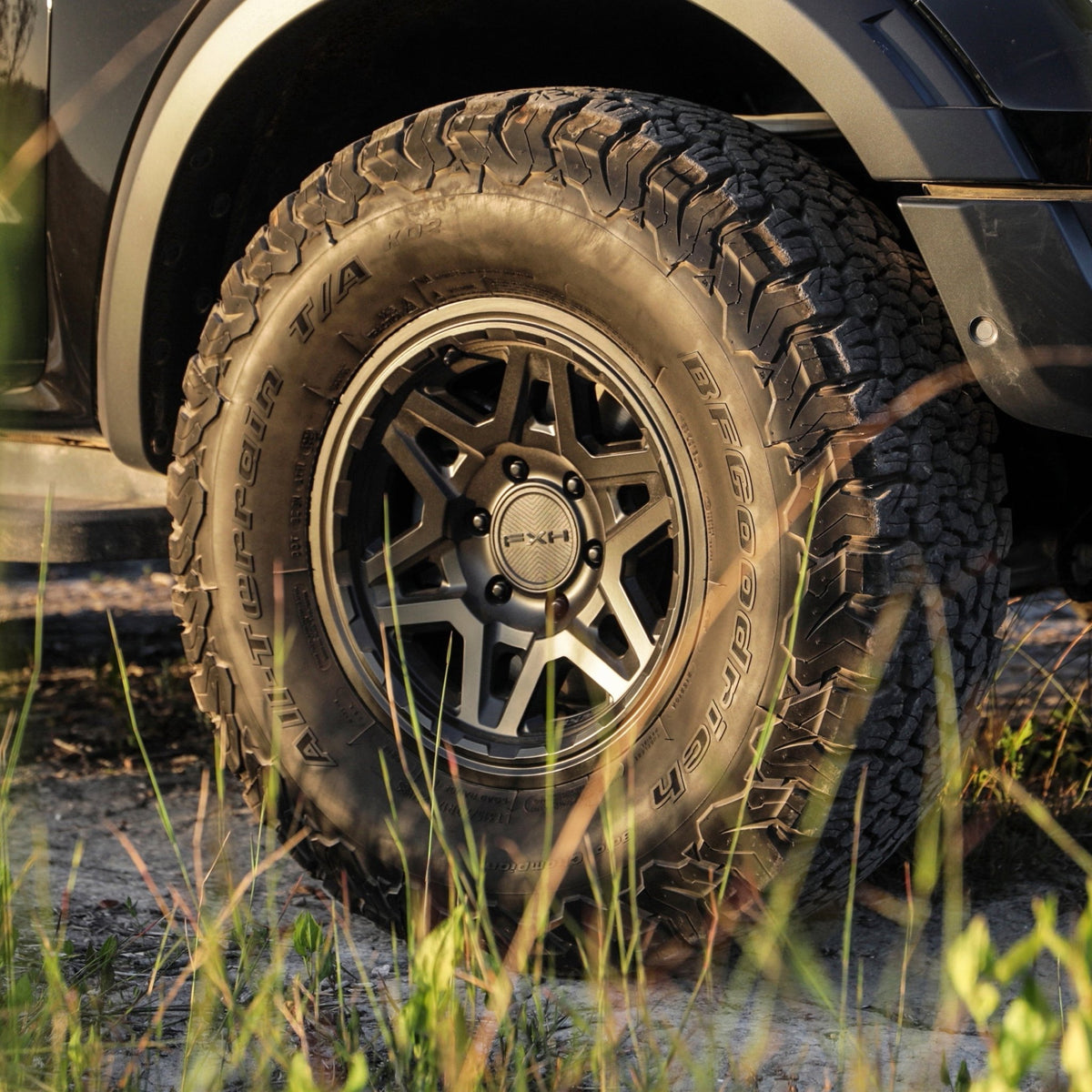 FXH Wheels - Flush Cap | Black - 4X4OC™ | 4x4 Offroad Centre