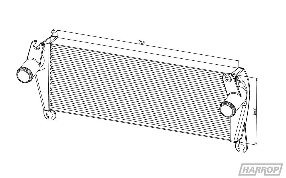 Harrop Performance - Ford Ranger / Mazda BT - 50 Intercooler - 3.2L - 4X4OC™ | 4x4 Offroad Centre