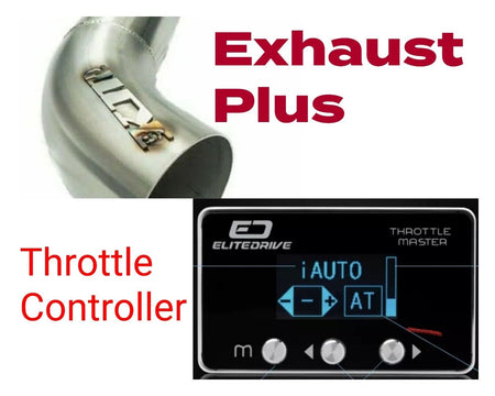 KM Exhausts - Mitsubishi MR/MQ Triton Exhaust + Throttle controller - 4X4OC™ | 4x4 Offroad Centre